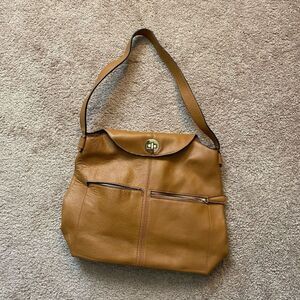 Danielle Nicole tan top fold shoulder bag